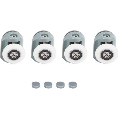 Replacement Shower Sliding Glass Door Upper Runners Rollers Pulleys Wheel (1/5)