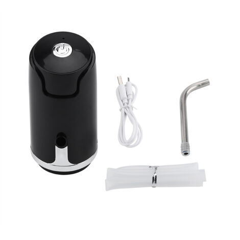 Portable Bottled Water Pump USB Rechargeable Dispenser for Home Kitchen Office Use (Black) (1/5)