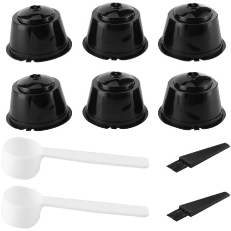2Sets Coffee Capsule Pods Reusable Refillable Filter Cup Fit for Nestle DOLCE GUSTO Coffee Machines (1/5)