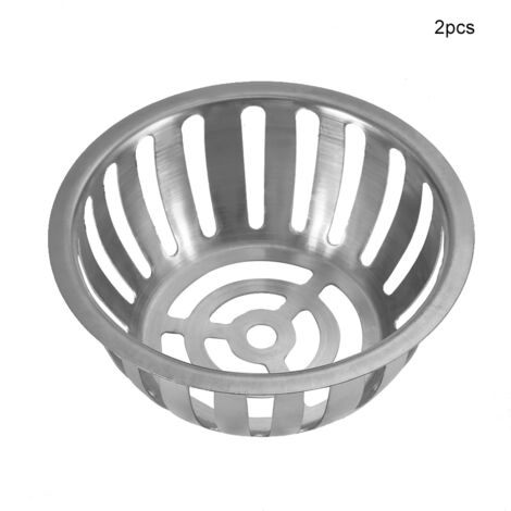 2pcs Stainless Steel Round Shape Anti blocking Roof Drain Floor Drain for Garden Balcony(125mm) (1/5)