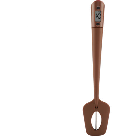 Safe Durable Silicone Food Coffee Scraper Electric Thermometer Stirrer (1/5)