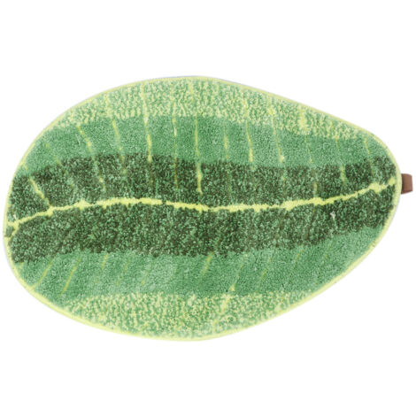 Leaf shaped Floor Mat Entrance Non slip Door Mat for Living Room Bedroom Home Supplies (1/5)