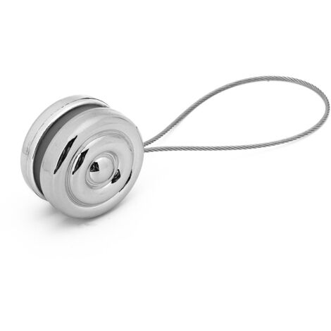 European Style Magnetic Curtain Buckle Curtain Tiebacks Clips Window Drape DecorationSilver (1/5)