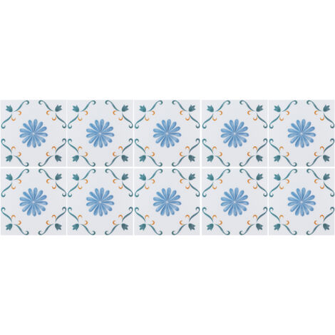 10Pcs Non Slip Waterproof Decorative Wallpaper Wall Floor Sticker Home Decoration 20x20cm (1/5)