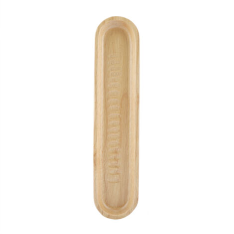 Elegant Ship Type Sushi Tray Snacks Desserts Wooden Serving Dish for Home Restaurant 2762cm (1/5)