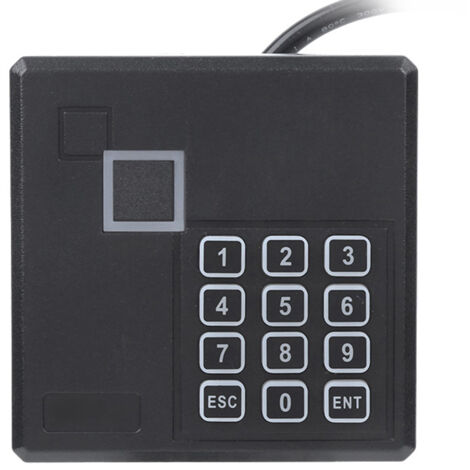 Waterproof Rain Proof Door Access Card Reader Entry System for Buildings Hotels Black