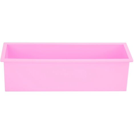 1200ML Rectangle Silicone Soap Mold DIY Toast Mould Making Box Tool (1/5)