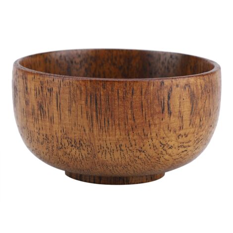 Portable Natural Wood Cup Wooden Heat resistant Teacup Drinking Mug (1/5)