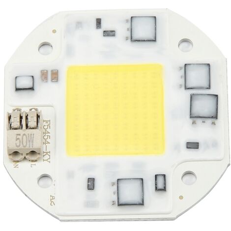 AC100-260V 50W Cold White High Power Integrated Chip Light Source COB Bead Spotlight Bulb (1/5)