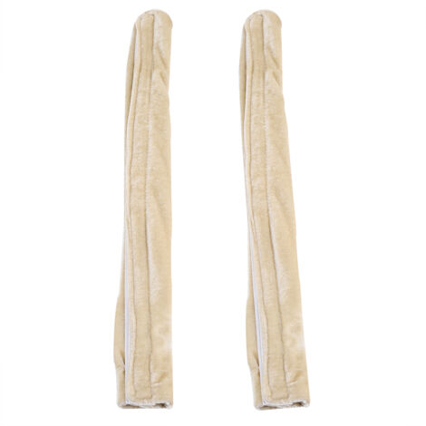 2PCS Refrigerator Door Handle Cover Oven Antiskid Gloves for Kitchen Appliance(Beige) (1/5)