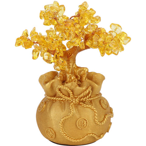 Gold Color Tree Decoration Resin Craft Ornament for Home Wine Cabinet Living Room Hallway (1/5)