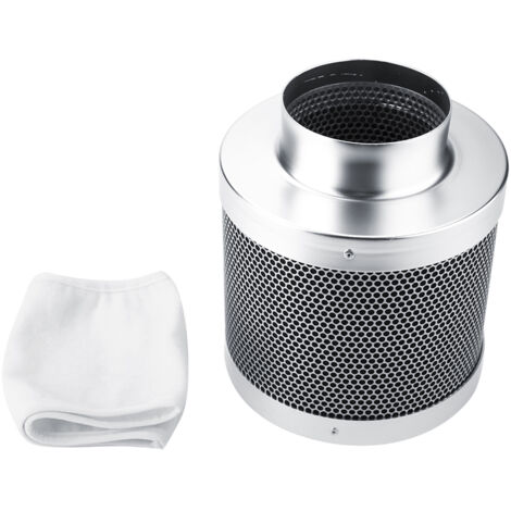 Stainless steel Carbon Filters 4 Inch Hydroponics Keep Away Smell House Workshop (1/5)