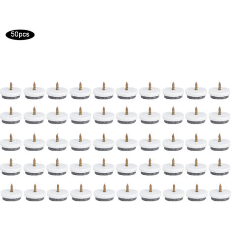50Pcs Non-Slip Furniture Feet Pad Felt Nail for Table Sofa Chair Leg Floor Protection(28mm ) (1/5)