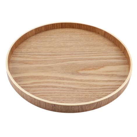Wooden Serving Tray Plate for Tea Set Fruits Candies Food Home Decoration (1/5)