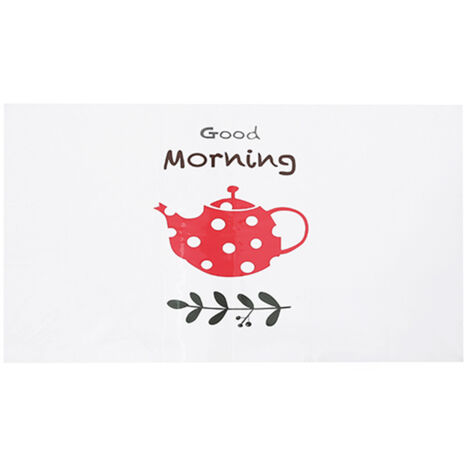 Cartoon and Transparent Self Adhesive Kitchen Oil Resistant Sticker Wall Tile Decals (Teapot) (1/3)