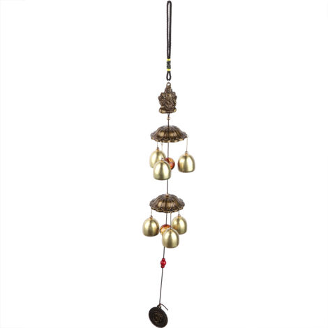 Wind Chimes Bell Metal Animal Shape Home Ornament Outdoor Yard Decor (03) (1/5)