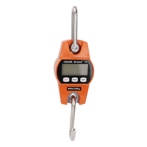Digital Crane Scale 300kg/600lbs Heavy Duty Hanging Scale for Home Farm Factory Hunting (1/5)