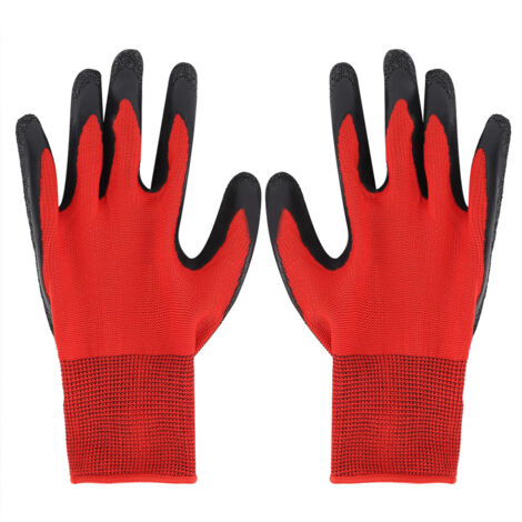 5 Pairs Comfortable Garden Gloves Gardening Work Construction Non-Slip Breathable Gloves (1/5)