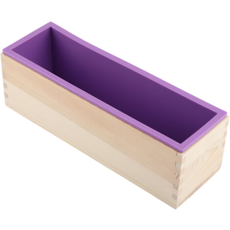 1200ML Rectangle Silicone Soap Mold DIY Tool for Baking Cake Ice Chocolate (1/5)
