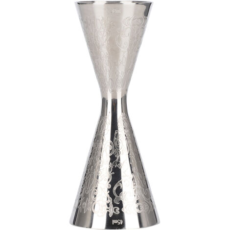 30ml 45ml Beautiful Stainless Steel Jigger with Scale Drink Wine Measuring Cup Bar Accessories (1/5)