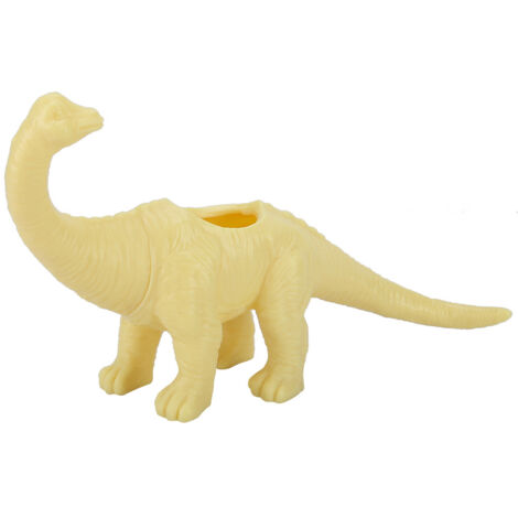 Dinosaur Animal Flower Pot Cactus Succulent Plant Pot Garden Decoration (Yellow)