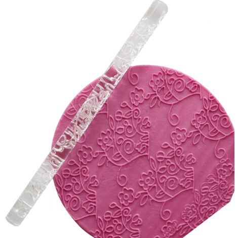 High Quality Acrylic Rolling Pin Pastry Rolling Pin Fondant Plasticine Roller DIY Cake 26 (1/4)