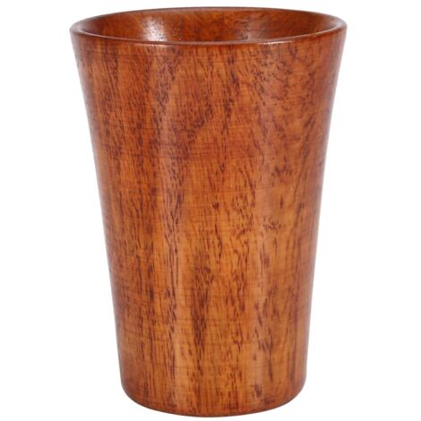 Handmade Primitive Natural Wooden Tea Drinking Cup Beer Coffee Cup Milk Container (1/5)