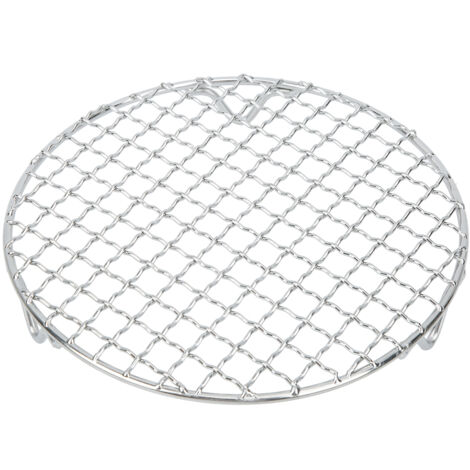 Multipurpose Stainless Steel Baking Wire Mesh Grill BBQ Net Mesh Barbecue Steaming Rack Fryer Accessories (1/5)