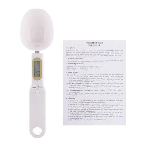 500g/0.1g LCD Display Digital Scale Electronic Measuring Kitchen Spoon (1/5)