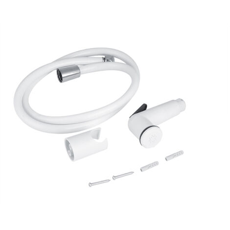 Portable ABS Plastic Hand Held Bidet Sprayer Bathroom Shower Spray Head Set with Hose Holder (1/5)