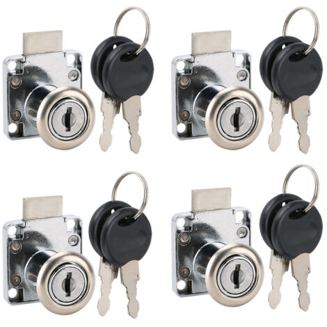 Office Table Drawer Lock Letter Box Cabinet Jewelry Box Lock Key Accessory Set (1/5)