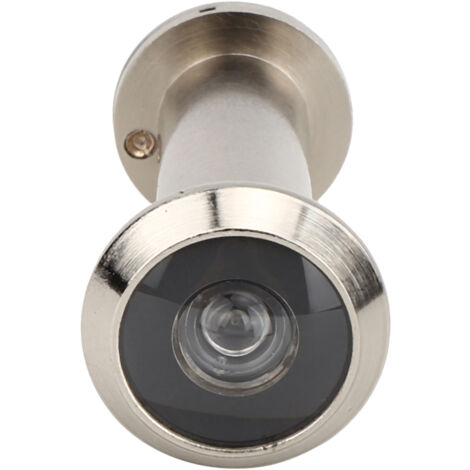 Anti Theft 220 Degree Viewing Angle Safety Door Viewer with Back Cover for Home Use(Brushed Color )