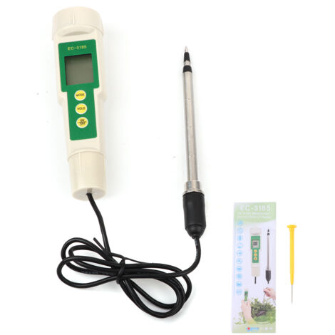 EC‑3185 Portable Soil EC/TDS/CF Tester Salinity Meter for Agricultural Horticultural Planting (1/5)