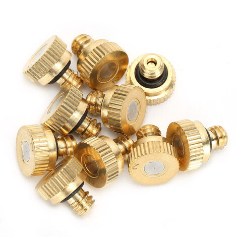 10Pcs 0.2mm Tap Water Low Pressure Atomizing Sprayer Nozzle Misting Cooling Spraying Nozzles (1/5)