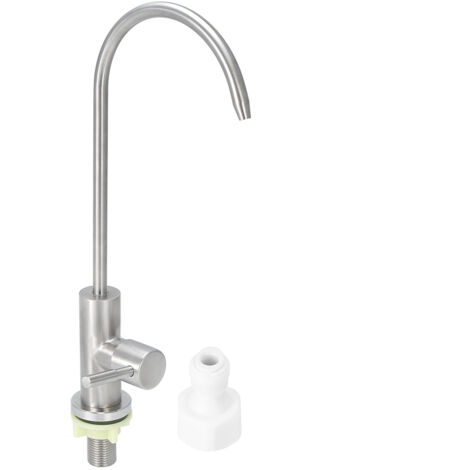 G1/2in Thread Kitchen Water Filter Faucet LeadFree Water Tap for Reverse Osmosis Units Filtration System(Gooseneck Shaped Pipe ) (1/5)