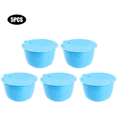 5pcs Household Reusable Refillable Coffee Capsule Cup Fit for DOLCE GUSTO Series Coffee Machine (1/5)