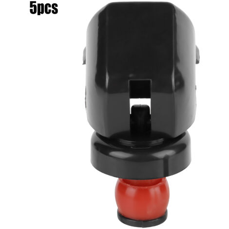 5pcs Wine Champagne Bottle Stopper Wine Preserver Cork Sealing Plug Black (1/5)