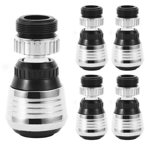 5Pcs 360 Degrees Rotating Faucet Nozzle Filter Bubbler 0.3 Aeration Sprinkler for Kitchen (1/5)