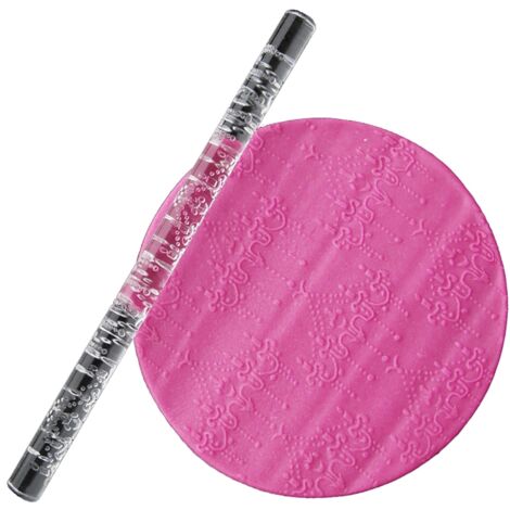 High Quality Acrylic Rolling Pin Pastry Rolling Pin Fondant Plasticine Roller DIY Cake 13 (1/5)