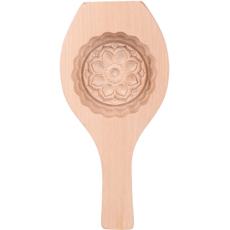 Beautiful Flower Pattern DIY Moon Cake Mold Green Been Cake Pastry Baking Mold for Home (06) (1/5)
