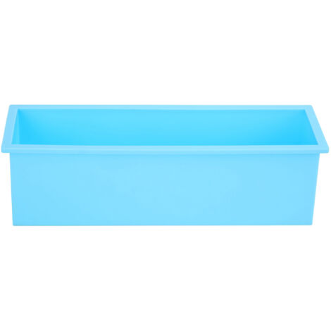 1200ML Rectangle Silicone Soap Mold DIY Toast Mould Making Box Tool (1/5)