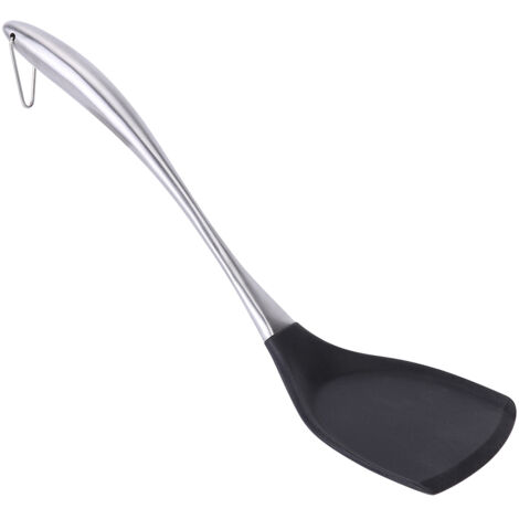 Stainless Steel Silicone Spatula Heat Resistant Long Handle Kitchen Utensil Cooking Tool (1/5)