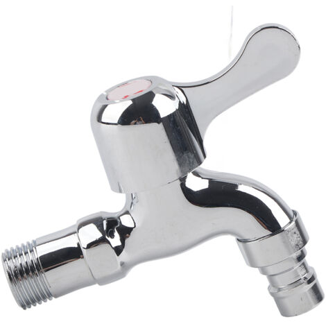G1/2in Wall Mounted Laundry Bathroom Washing Machine Water Faucet Single Cold Water Tap (1/5)