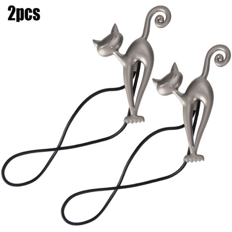 Metal Cat shape Magnetic Clip Curtain Holders Accessories (1/5)