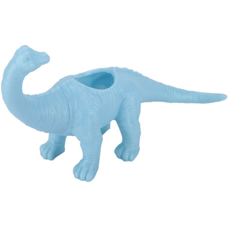 Dinosaur Animal Flower Pot Cactus Succulent Plant Pot Garden Decoration (Light Blue)