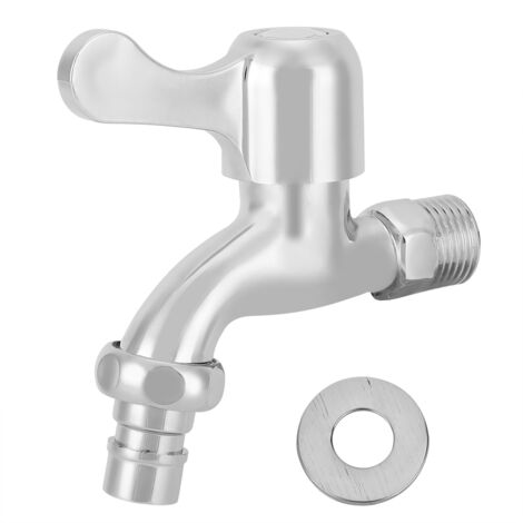G1/2in Thread Zinc Alloy Mop Sink Faucet Sink Garden Washing Machine Tap Faucet (1/5)
