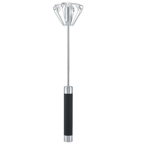 Stainless Steel Anti rust Durable Rotatable Manual Whisk Egg Beater (1/5)
