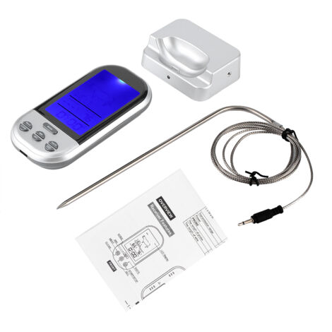 Digital Wireless Probe Food Meat Thermometer for Oven BBQ Grill Kitchen Cooking Tool (1/5)