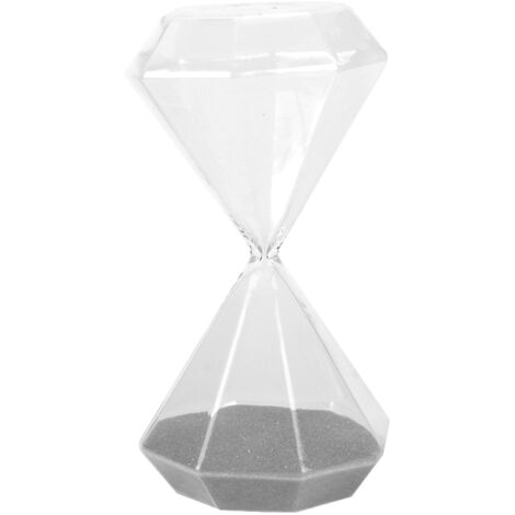 15 Minutes Diamond Shaped Hourglass Sand Timer Sand Glass Desktop Ornament Birthday Gift
