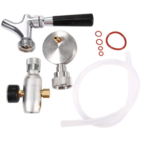 Stainless Steel Beer Spear Faucet Tap Dispenser Kit for 2L/3.6L/4L Mini Keg Beer Growler (1/5)